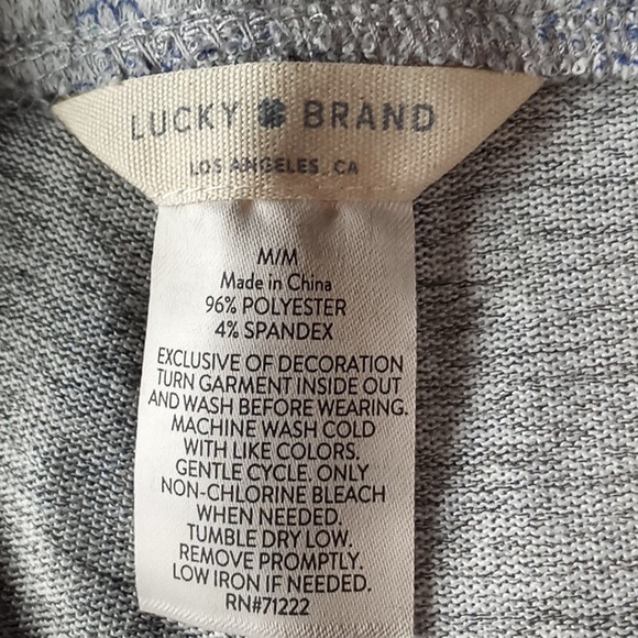 Lucky Brand fou piece pj set new without tags. Never worn - Picture 6 of 7